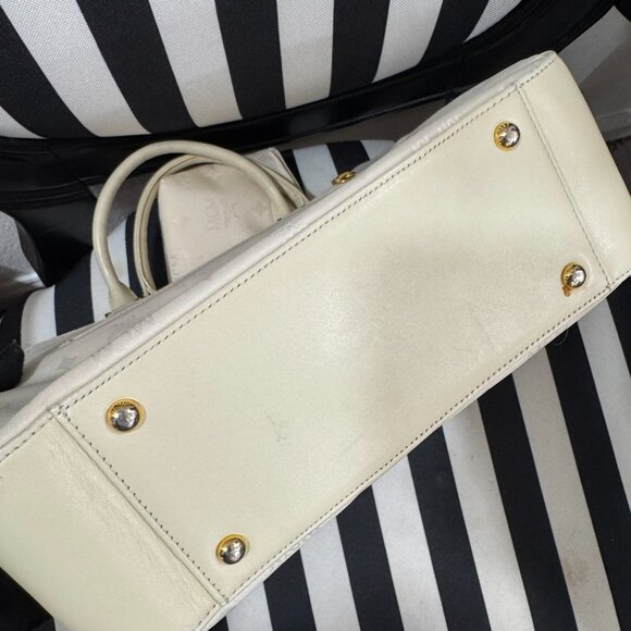 Light Beige MCM Limited Edition Nylon Bag - Picture 4 of 8